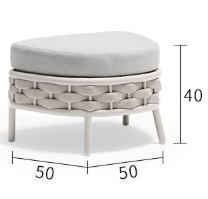 ที่วางขา BUNISE รุ่น P56 ขนาด 50×50×40 ซม. สีเทา_1